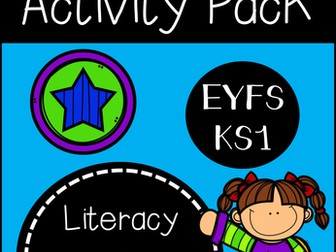Superhero Activity Pack (literacy and maths based for EYFS/KS1) 