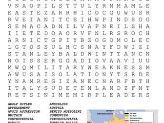 Appeasement Word Search