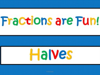 Fractions Made Simple - A Sequence of Lessons - Halves and Quarters