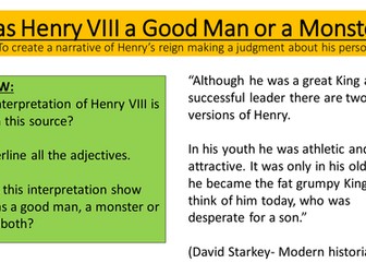 Was Henry VIII a good man or a monster?