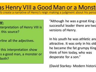 Was Henry VIII a good man or a monster?