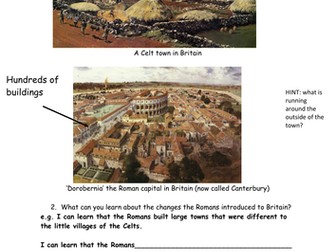 How did the Romans change England?