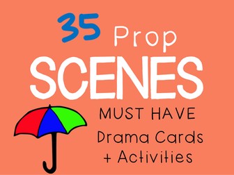 Role Play Prop Scenes (Drama Cards with Scene Ideas)