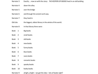 How to expand your vocabulary - a play for assembly or fun!