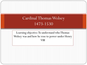 Henry VIII and Wolsey 