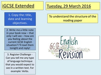 iGCSE 0522 Revision Lessons 