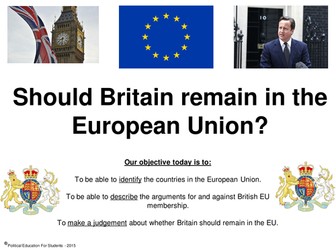 Should Britain "Remain" or "Leave" the EU?