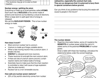 Nuclear Fission (AQA GCSE Science / Physics P2)