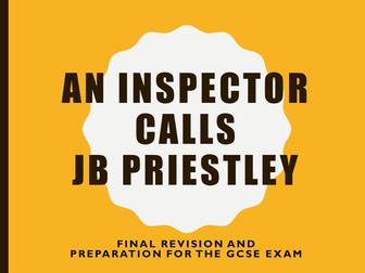 An Inspector Calls Revision Year 11