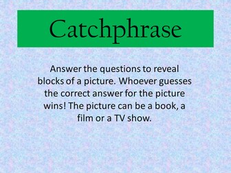 GCSE English Language Catchphrase