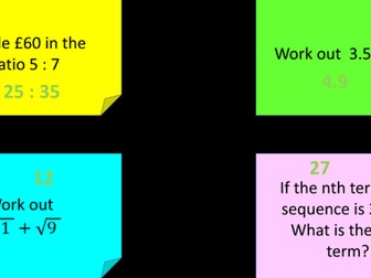 Pythagoras Problems and in Isosceles Triangles 