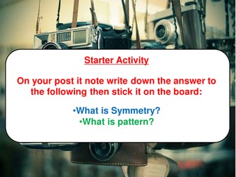 Photography depth of field and symmetry/pattern presentation 