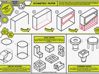 Isometric Paper - A3 - Support Sheet 