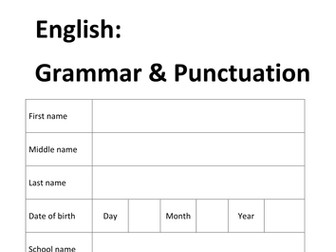 Year 5 SPaG Assessment