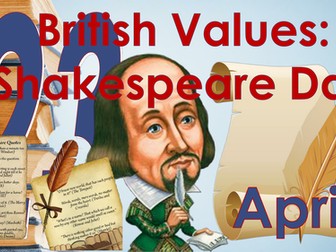 Remembering Shakespeare: Shakespeare Day (April 23 2016) - British Values