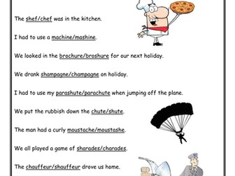 sh spelt  ch worksheet