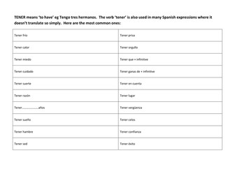 Tener