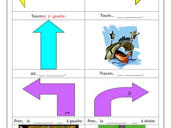 Giving directions in town (focusing both on Imperative ending and topical vocabulary)