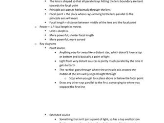 OCR 21st Century Science P7 summary notes