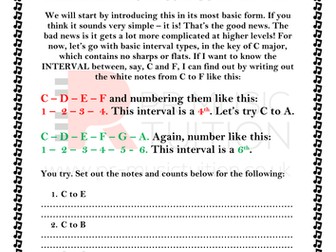 Elements of Music Theory - Resource Pack