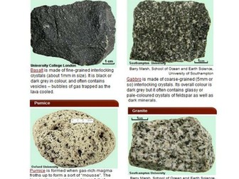 Types of rocks, Full lesson, Starter,Main, plenary, differentiated task, analysis, creat everything 