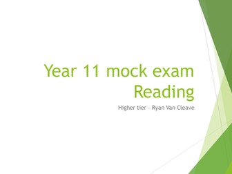 walking mock WJEC 2016 