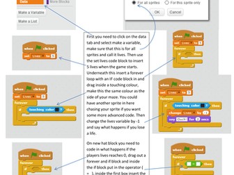 Creating variables in scratch