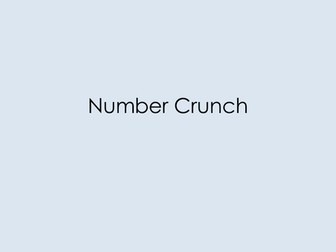 Number Crunch