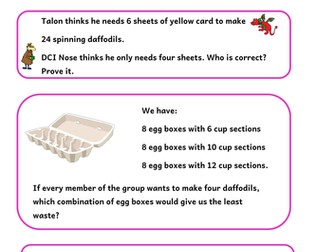 St David's Day Numerical Reasoning and Challenge Area