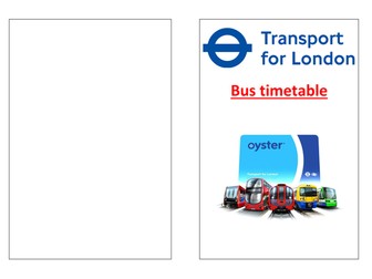 KS2 - Reading timetables - word problems - time