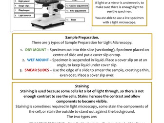 Biology AS Level OCR Revision Notes - Basic Components of Living Systems