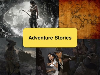 KS2 or KS3 Adventure Stories narrative writing unit of work