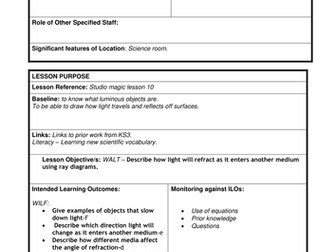 Refraction KS3 Updated