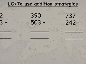 Pirate themed column addition 