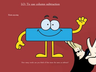 Column Subtraction - 3 digit
