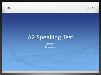 A2 French Resources for the Speaking Test