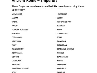 Ancient Rome Puzzles