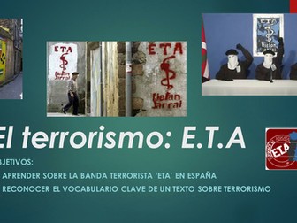 El terrorismo / ETA - Terrorism in Spain