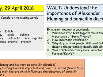 Penicillin Medicine through time.