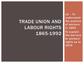 OCR Trade Union Rights 1865-1992