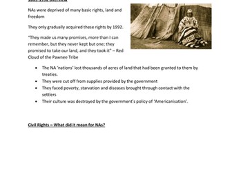 OCR Native American Civil Rights 1865-1992