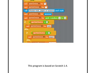 Building a Rock Paper Scissors game using Scratch