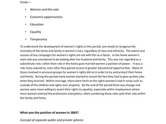 OCR Women's Rights 1865-1992 USA