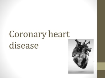 Coronary heart disease KS4