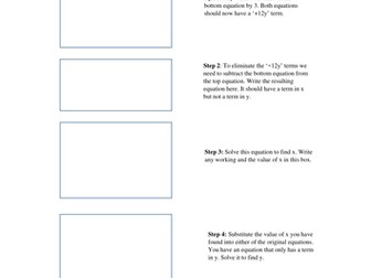 Linear Simultaneous Equations