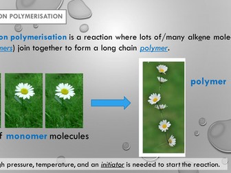 Addition Polymerisation PowerPoint Presentation