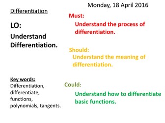 Differentiation