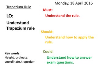Trapezium Rule