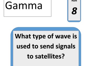 2017 Physics treasure hunt - great for revision!!