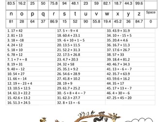Column Addition Codebreaker